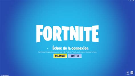 fortnite connexion